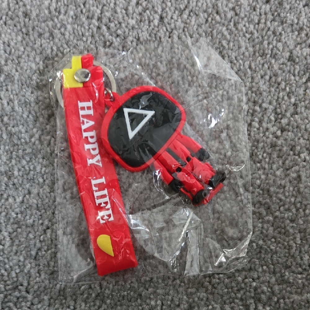 Squid Games Keychain Doll with Strap